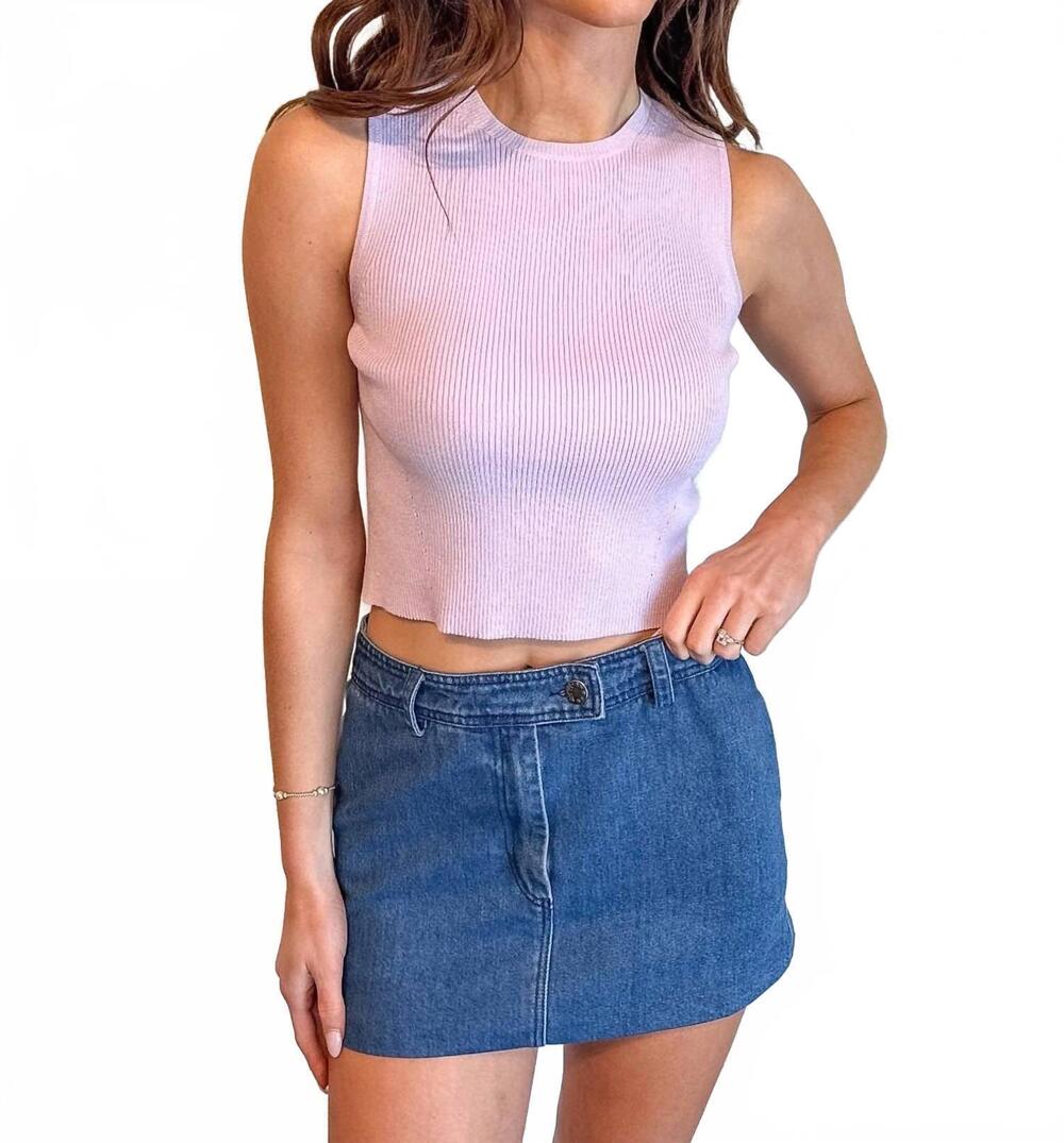 NEW ADELINE soul mate top in lavender